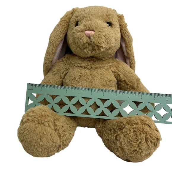 Build A Bear Workshop Bunny Rabbit Plush Stuffed Animal Brown Pink 2009 BAB - Picture 11 of 12